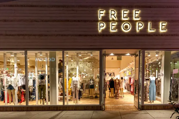 Palo Alto California Usa March 2018 Free People Storefront Stanford — Stock Photo, Image
