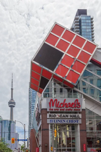 Toronto Canada Noverber 2017 Entrance Michaels Downtown Toronto Opened 2015 — Stock Photo, Image