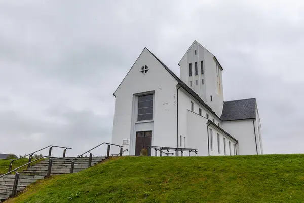 Utsikt Över Skalholts Katedral Islands Mest Historiska Platser — Stockfoto