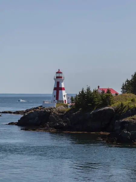 Albert County Canada August 2017 View Cape Enrage Lighthouse Cape — Stock Photo, Image