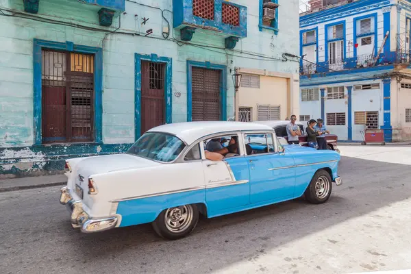 Varadero Cuba Rp20 2017 American Classic Car Drive Street Varadero — 图库照片
