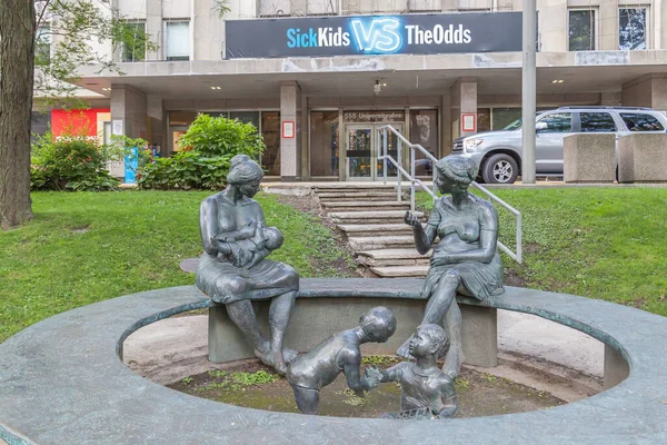 Toronto Kanada Mai 2022 Skulptur Endless Bench Von Lea Vivot — Stockfoto