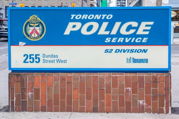 Toronto Polis Servisi Işareti — Stok fotoğraf
