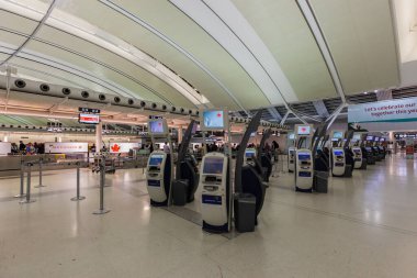 TORONTO, CANADA - 30 AĞUSTOS 2017: Toronto Pearson Uluslararası Havaalanı.