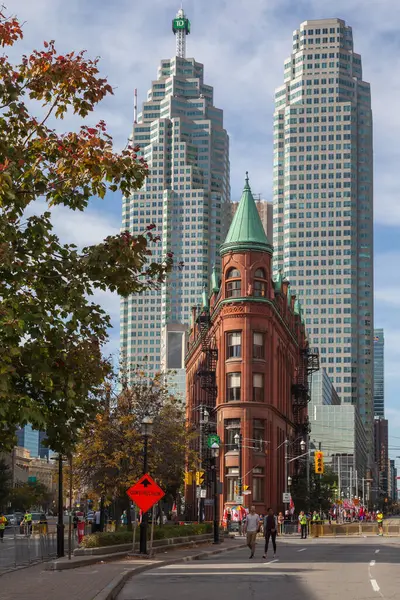 Toronto Canada Ekim 2017 Toronto Şehir Merkezinde Yeni Binaları Olan — Stok fotoğraf