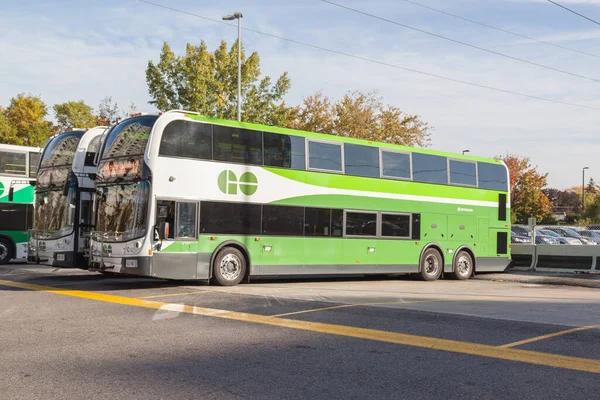 Toronto Canadá Octubre 2017 Autobús Terminal Autobuses Finch Toronto Transit —  Fotos de Stock