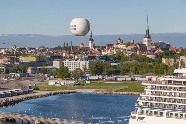 Tallinn Estland Mai 2016 Kreuzfahrtschiff Hafen Von Tallinn Estland Mai — Stockfoto