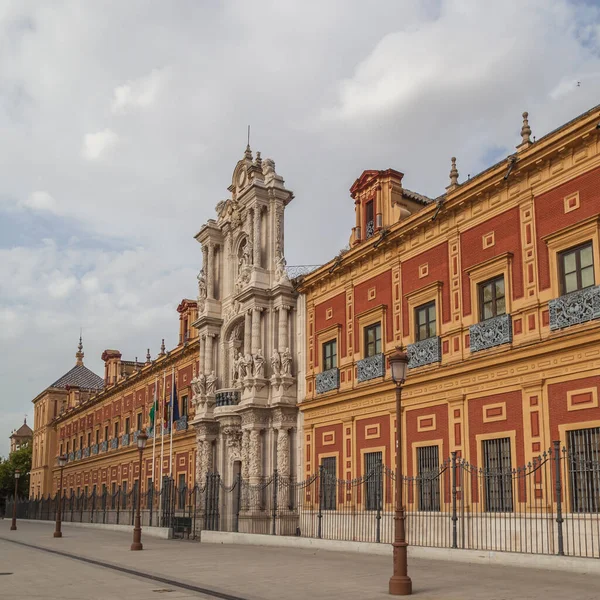 Palacio San Telmo Sevilla Spanien Sitz Der Präsidentschaft Der Andalusischen — Stockfoto