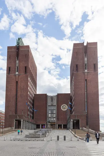 Oslo Νορβηγία Μαΐου 2016 Δημαρχείο Του Όσλο Νορβηγία Κάθε Χρόνο — Φωτογραφία Αρχείου