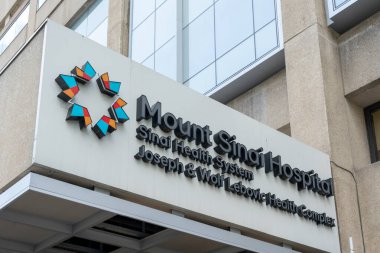 Mount Sinai Hastanesi (MSH) Toronto, Ontario, Kanada - 9 Ağustos 2023. Mount Sinai Hastanesi bir hastane ve Sina Sağlık 'ın bir parçasıdır..