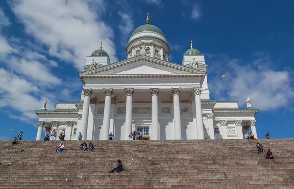 Helsinki Finlande Mai 2016 Visite Cathédrale Helsinki Inaugurée 1852 Cathédrale — Photo