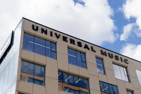 Universal Music Canada Headquarters Liberty Village Toronto Canada October 2023 — Stock Photo, Image