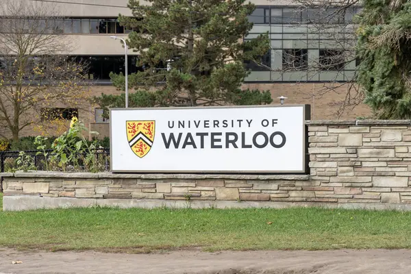 Universidade Waterloo Campus Principal Waterloo Ontário Canadá Outubro 2023 Universidade — Fotografia de Stock