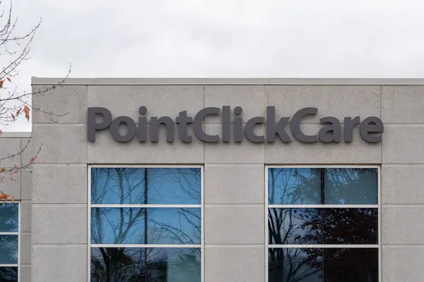 Pointclickcare Office Waterloo Ontario Canada October 2023 Pointclickcare Cloud Based — Stock Photo, Image