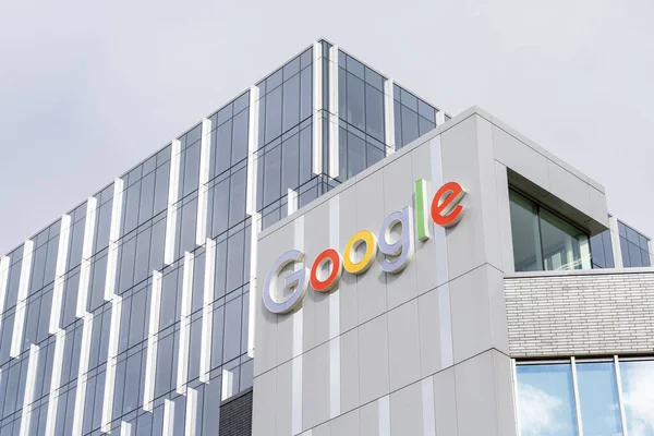Google Waterloo Edificios Oficinas Breithaupt Kitchener Ontario Canadá Octubre 2023 — Foto de Stock