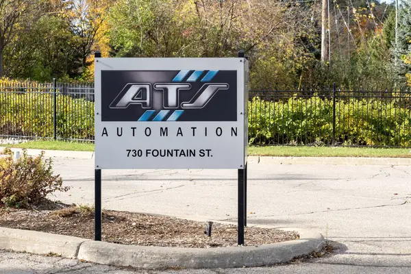 Ats Corporation Sign Headquarters Cambridge Canada October 2023 Ats Corporation — Stock Photo, Image