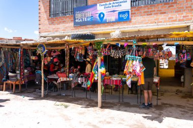 Uyuni, Bolivya 'daki Hatıra Pazarı, 21 Şubat 2023.