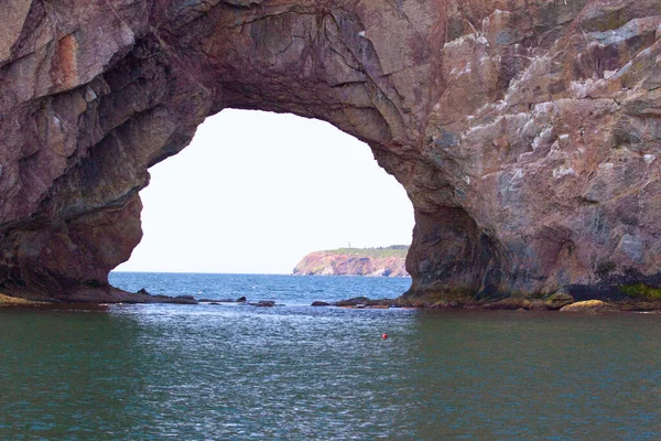 Perce Rock Perce Gaspe Peninsula Quebec Canada Perce Rock Uno — Foto de Stock
