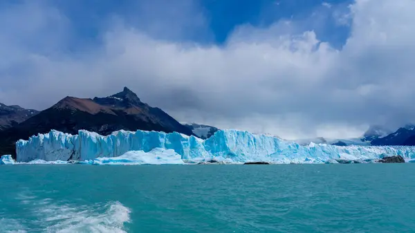 Widok Lodowiec Perito Moreno Parku Narodowego Los Glaciares Argentynie Park — Zdjęcie stockowe