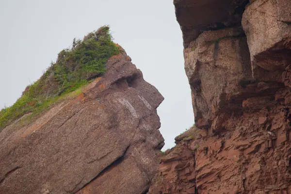 Indian Head Rock Indianin Który Nigdy Nie Widzi Morza Georges — Zdjęcie stockowe