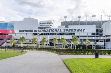 Daytona Beach, FL, ABD - 13 Ocak 2022: Daytona Uluslararası Yarış Pisti, FL, ABD. Daytona Uluslararası Yarış Pisti.