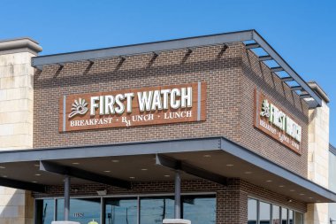 Pearland, Texas, USA - February 19, 2022: A First Watch restaurant Pearland, Texas, USA. First Watch is an American restaurant chain. clipart