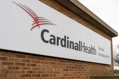 Dublin, Ohio, ABD - 27 Aralık 2021: Küresel Sağlık Merkezi Dublin, Ohio, ABD. Cardinal Health, Inc., ABD 'li çok uluslu bir sağlık hizmeti şirketidir..