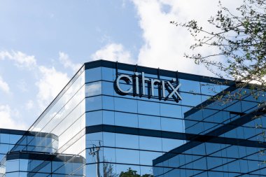 Fort Lauderdale, Florida, ABD - 2 Ocak 2022: Fort Lauderdale, Florida, ABD 'deki ofis binasında Citrix tabelası.