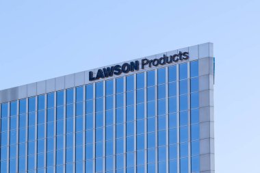 Chicago, Illinois, ABD - 27 Mart 2022: Lawson Ürünler Merkezi Chicago, Illinois, ABD. Lawson Ürünleri, Amerikan endüstriyel bakım ve onarım malzemeleri dağıtımcısı..