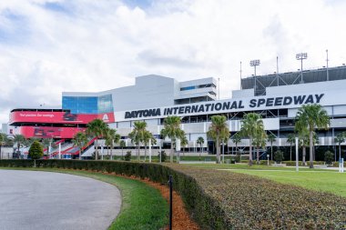 Daytona Beach, FL, ABD - 13 Ocak 2022: Daytona Uluslararası Yarış Pisti, FL, ABD. Daytona Uluslararası Yarış Pisti.