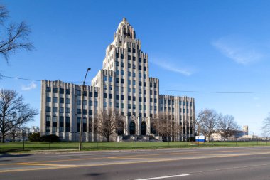 Decatur, Illinois, ABD - 26 Mart 2022: Tate ve Lyle Americass binası Decatur, Illinois, ABD. Tate ve Lyle PLC, İngiltere merkezli, küresel gıda ve içecek malzemeleri tedarikçisi..