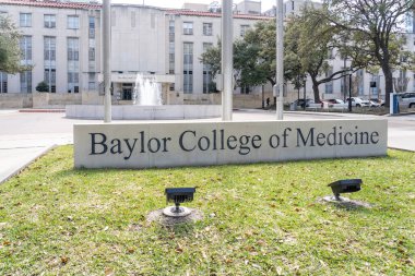 Houston, Teksas, ABD - 9 Mart 2022: ABD 'nin Houston kentindeki Teksas Tıp Merkezi' nde Baylor Tıp Fakültesi 'nin Kapanışı.