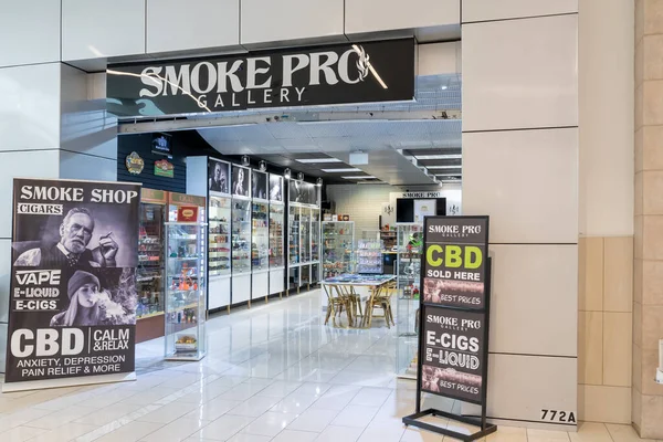 stock image Orlando, Florida, USA - January 27, 2022: Smoke Pro Gallery store at a shopping mall in Orlando, Florida, USA. Smoke Pro Gallery is a Smoke shop.