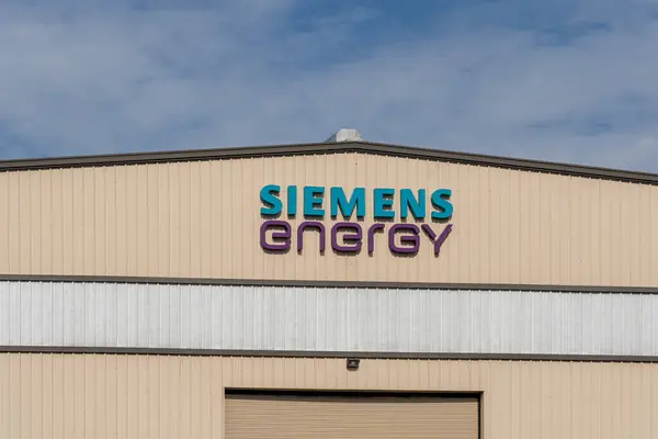 Houston Usa März 2022 Siemens Energy Unterschreibt Seinem Werk Houston — Stockfoto