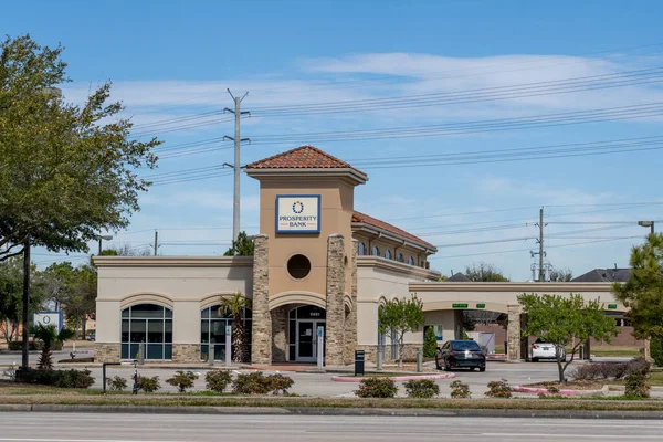 Pearland Texas Usa February 2022 Prosperity Bank Branch Pearland Texas — Stock Photo, Image