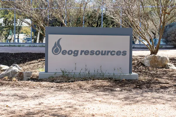 San Antonio Abd Mart 2022 Eog Resources Şirket Logosu Houston — Stok fotoğraf