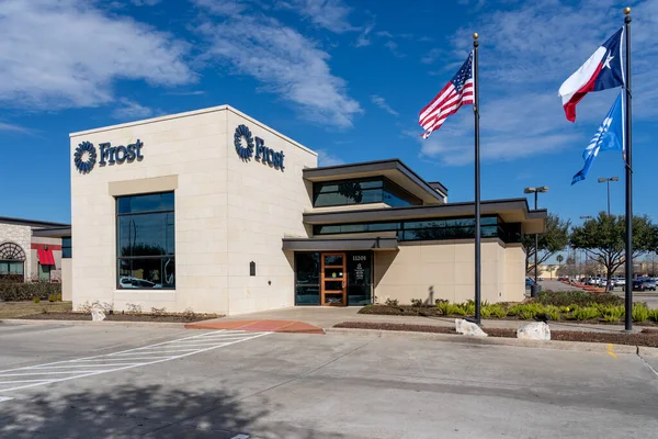 Pearland Texas Usa February 2022 Frost Bank Branch Pearland Texas — Stock Photo, Image