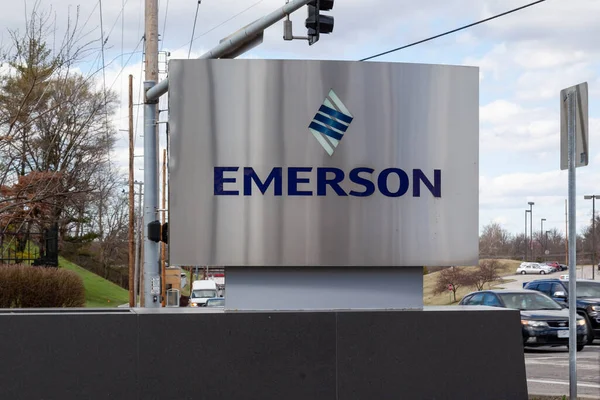 Фергюсон Штат Миссури Сша Марта 2022 Года Логотип Emerson Штаб — стоковое фото
