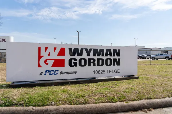 Houston Usa March 2022 Wyman Gordon Sign Its Headquarters Houston — Stock Photo, Image