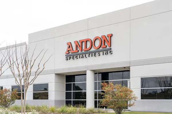 Houston Usa März 2022 Hauptsitz Von Andon Specialties Houston Einem — Stockfoto