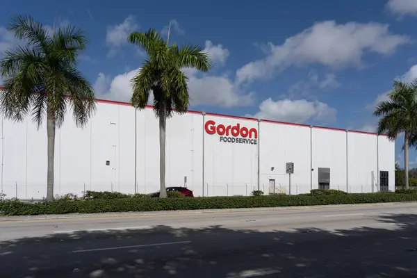 Miami Usa January 2022 Gordon Food Service Freezer Facility Miami — Stock Photo, Image
