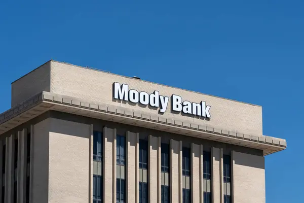 Galveston Texas Usa March 2022 Moody National Bank Headquarters Galveston — Stock Photo, Image