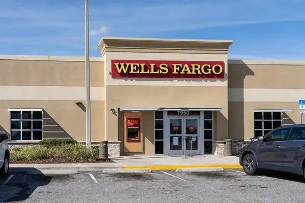 Orlando Usa Februari 2022 Filial Till Wells Fargo Orlando Usa — Stockfoto