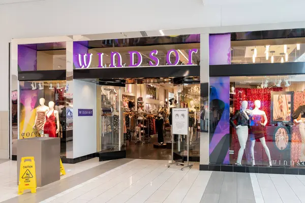 stock image Orlando, Florida, USA - January 27, 2022: Windsor store at a shopping mall in Orlando, Florida, USA. Windsor is a Women's clothing store. Editorial use only.