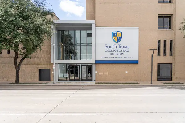 Houston Usa Marzo 2022 Viene Mostrato Ingresso South Texas College — Foto Stock