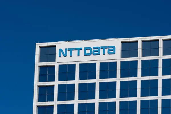 Plano Texas Usa March 2022 Ntt Datas Sign Its Office — Stock Photo, Image