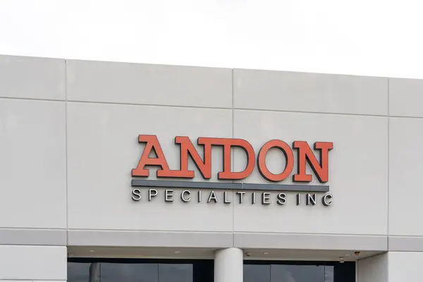 休斯敦 2022年3月6日 位于美国 休斯敦的Andon专业总部 是流程自动化 分析和流体处理解决方案的制造商代表和经销商 — 图库照片