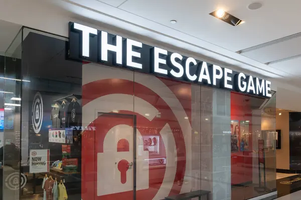 Houston Texas Usa February 2022 Escape Room Shopping Mall Escape — Stock Photo, Image