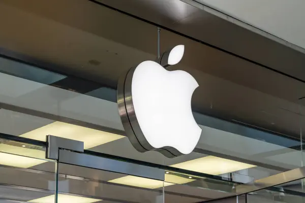Гонолулу Сша Января 2024 Года Крупный План Логотипа Apple Магазине — стоковое фото