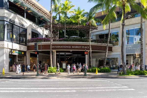 Honolulu Usa Ledna 2024 Mezinárodní Tržiště Waikiki Havaji International Market — Stock fotografie